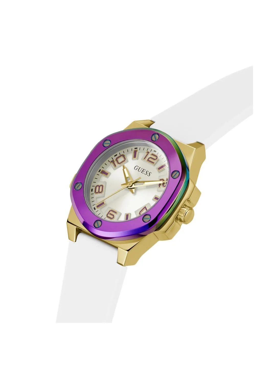 Guess White Dial Women Analog Watch - GW0556L2